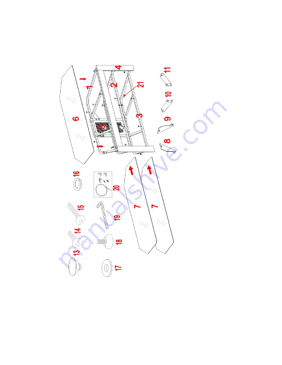 VAS Furniture Mfg. Inc. AVC9001GB Assembly Instructions Manual Download Page 10