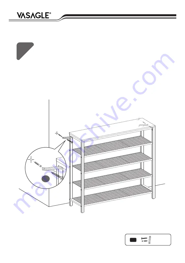 VASAGLE LBS015 Manual Download Page 12