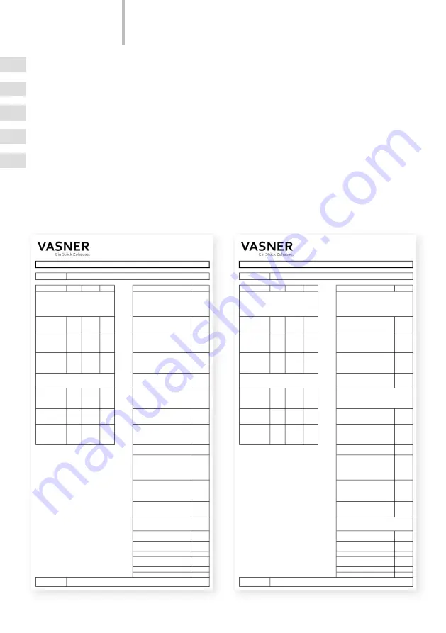 Vasner 2015K1200 Manual Download Page 76