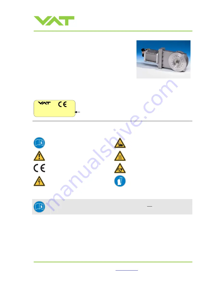 VAT 48.2 Series Installation, Operating,  & Maintenance Instructions Download Page 1