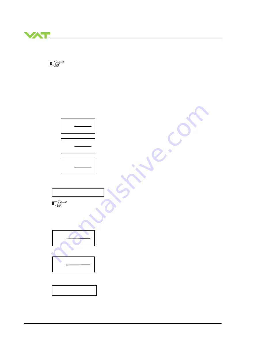 VAT 613 Series Installation, Operating,  & Maintenance Instructions Download Page 98