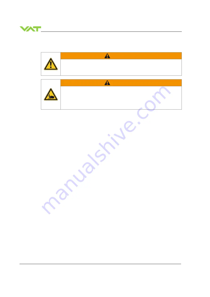 VAT 616 Series Installation, Operating,  & Maintenance Instructions Download Page 24