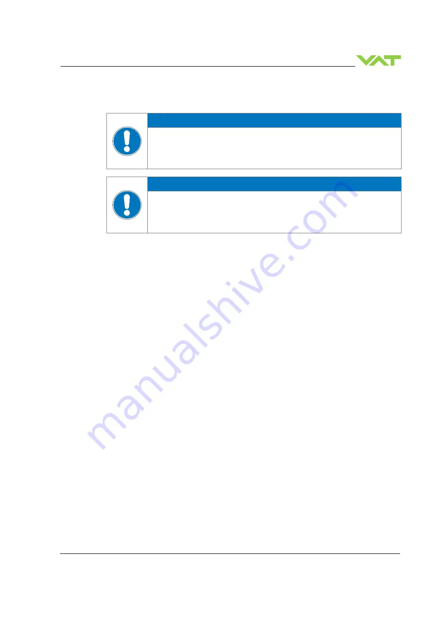 VAT 642 GP Series Installation, Operating,  & Maintenance Instructions Download Page 95