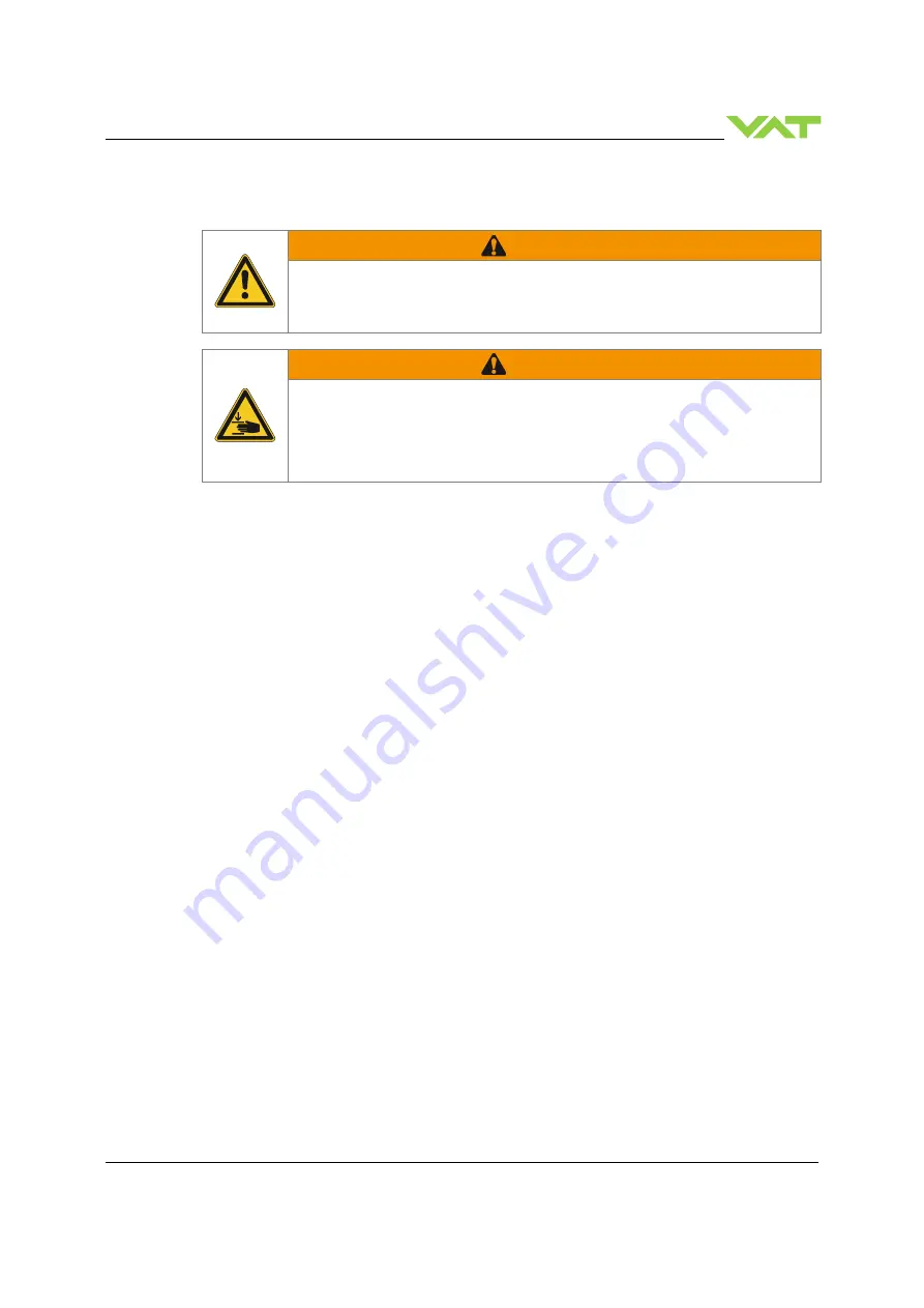 VAT 642 Series Installation And Operating Instructions Manual Download Page 71