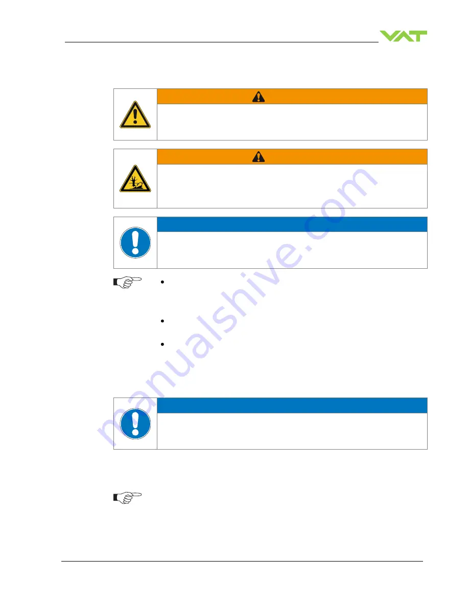 VAT 64246-UEHC-0001 Installation, Operating,  & Maintenance Instructions Download Page 65