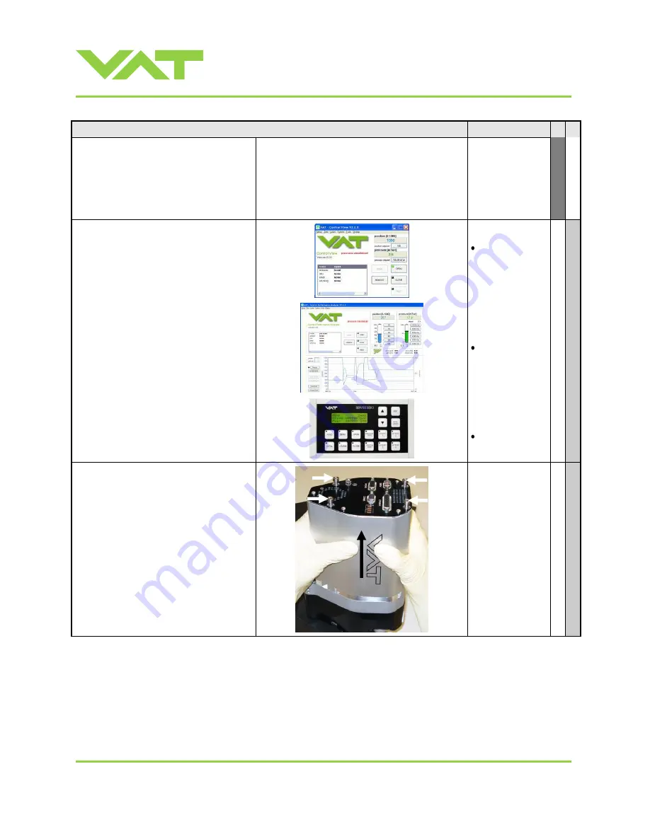 VAT 650 AP Series Скачать руководство пользователя страница 65