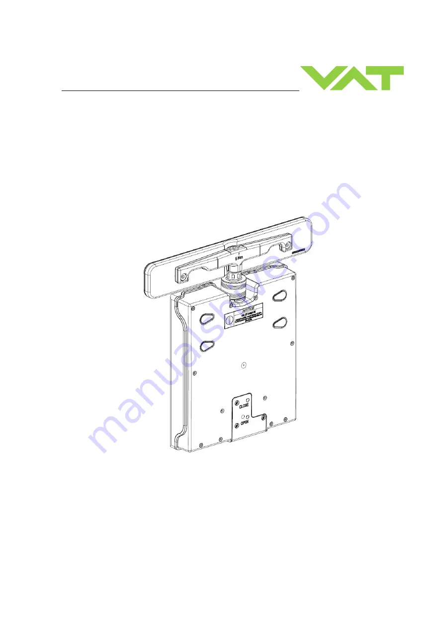 VAT LINVAT 070 Series Installation, Operating,  & Maintenance Instructions Download Page 1