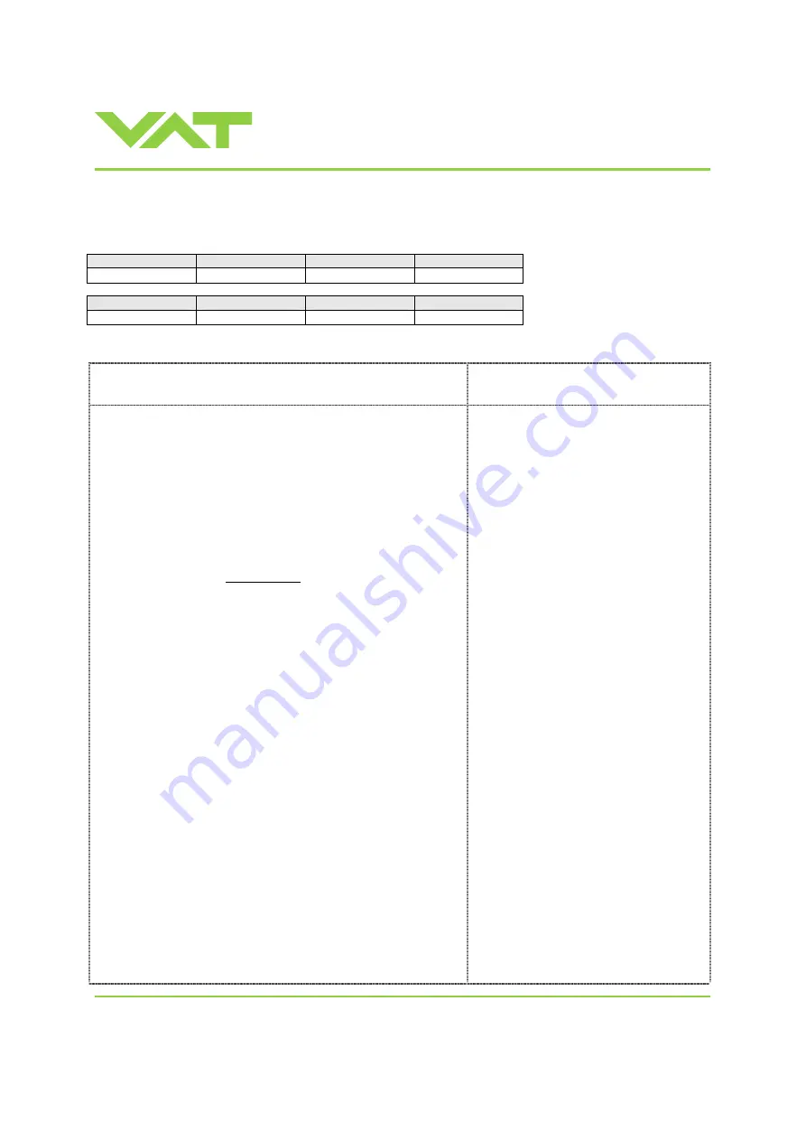 VAT Series 612 DN 63-250 Installation, Operating,  & Maintenance Instructions Download Page 30