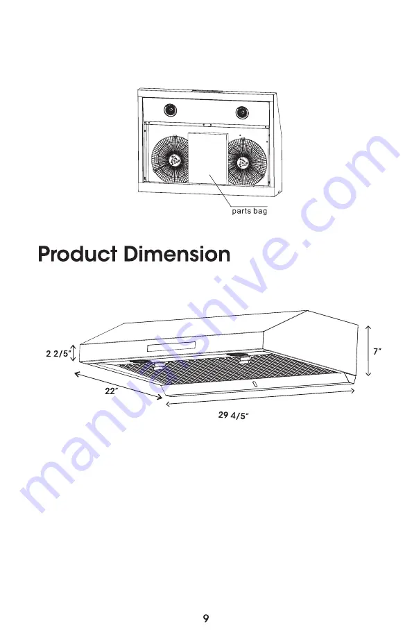 vatti Aurora VRH-UI02-30SS-2 User Manual Download Page 9