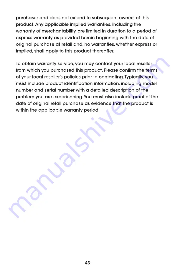 vatti Aurora VRH-UI02-30SS-2 User Manual Download Page 43