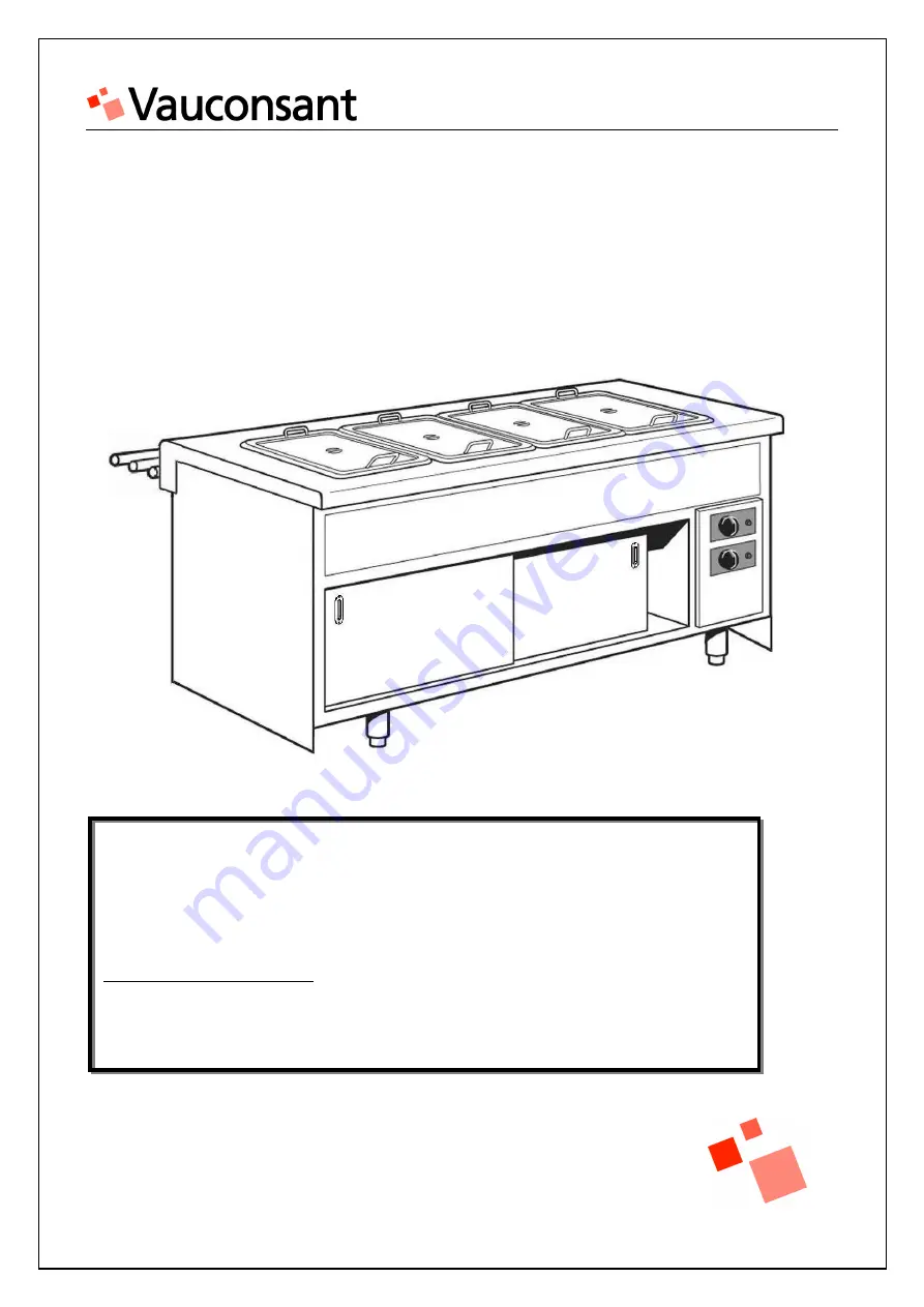 Vauconsant EXIGENCE User Manual Download Page 1