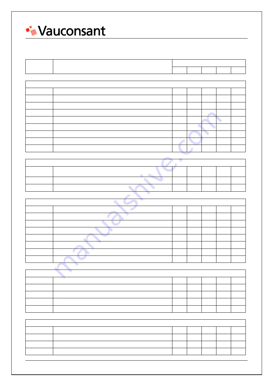 Vauconsant EXIGENCE User Manual Download Page 16