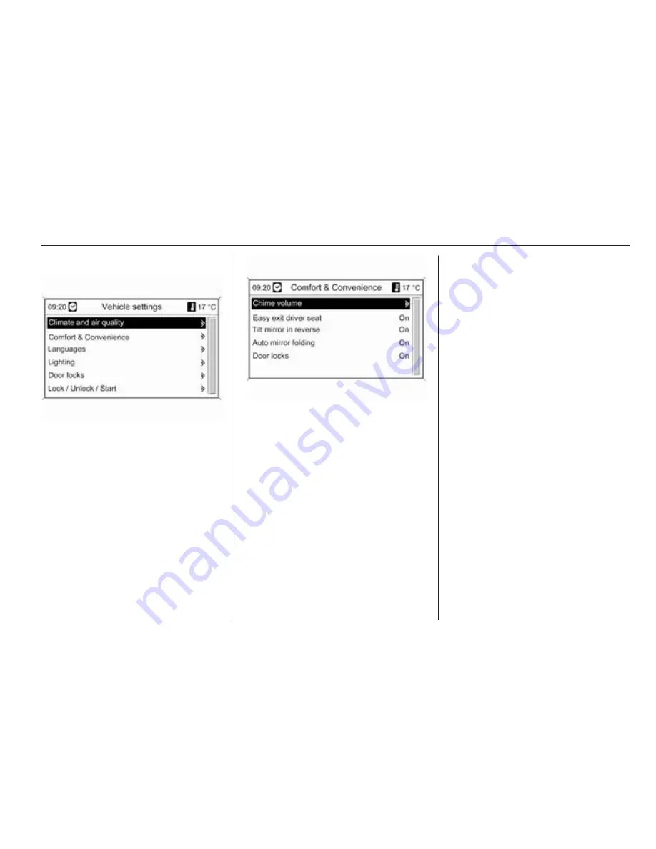 Vauxhall Insignia 2009 Owner'S Manual Download Page 100