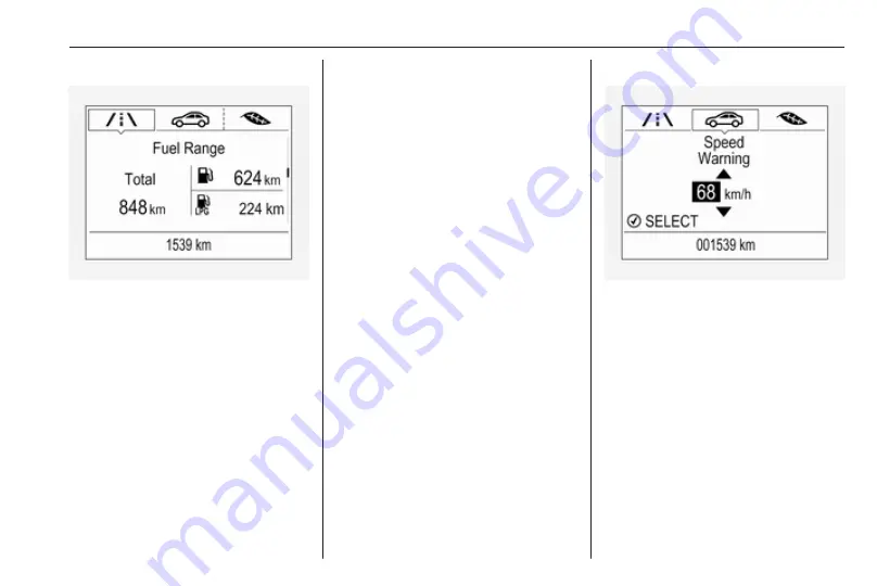 Vauxhall Zafira Tourer Owner'S Manual Download Page 121