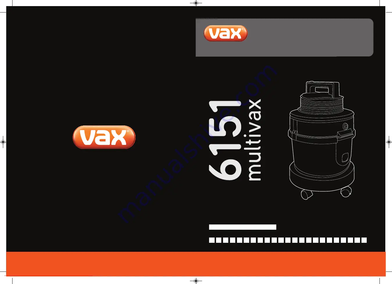 Vax 6151 MULTIVAX User Manual Download Page 1