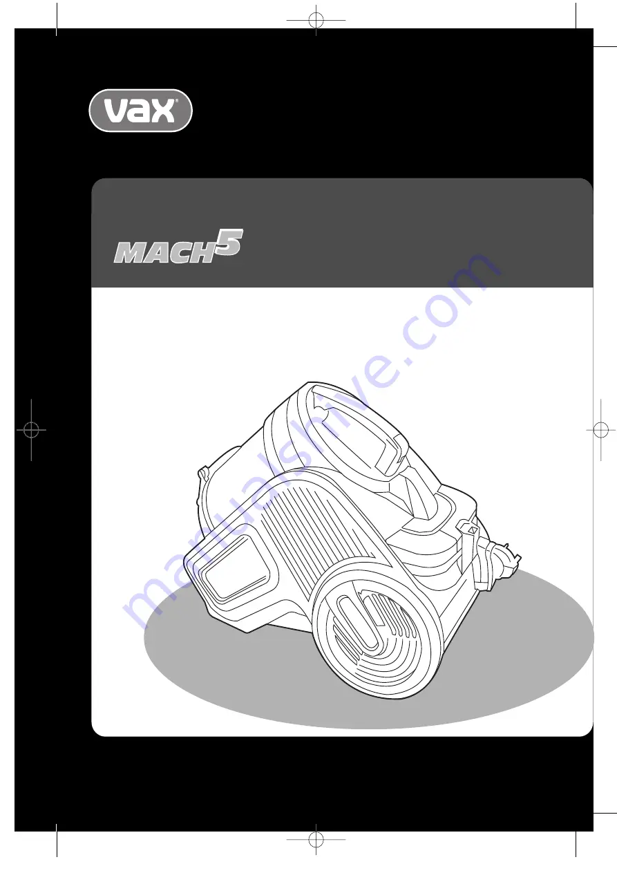 Vax MACH5 ALL TERRAIN Instruction Manual Download Page 1