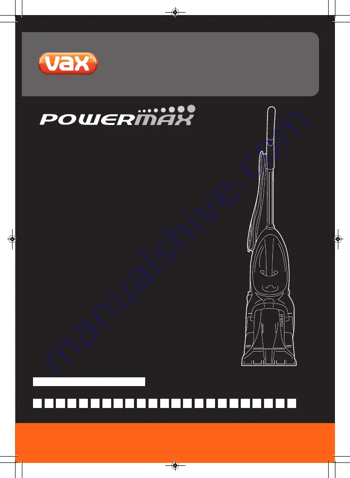 Vax POWERMAX VRS18W User Manual Download Page 2