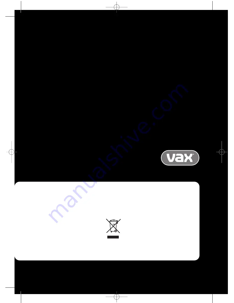 Vax quicklife widetrack2 V-045 Instruction Manual Download Page 12