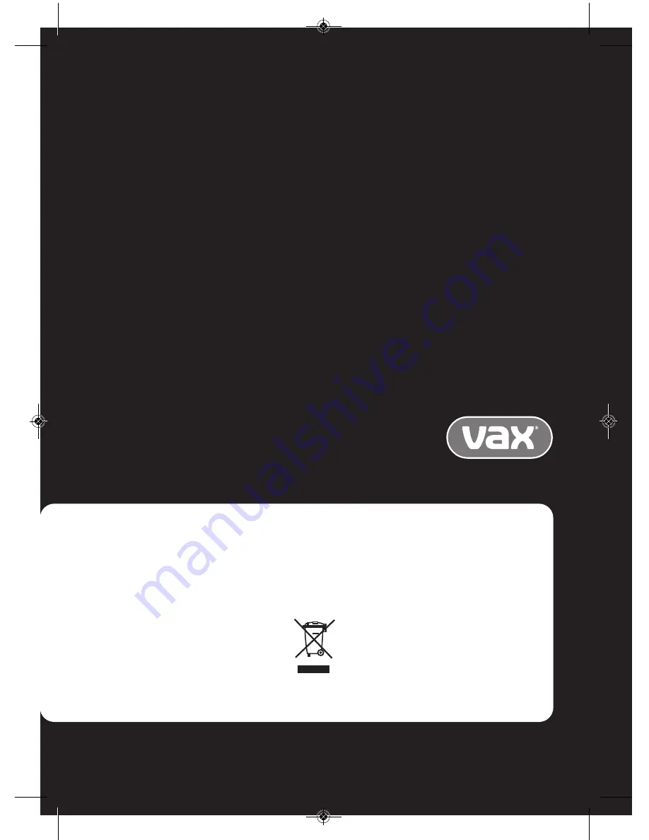 Vax U89-AS series Instruction Manual Download Page 12