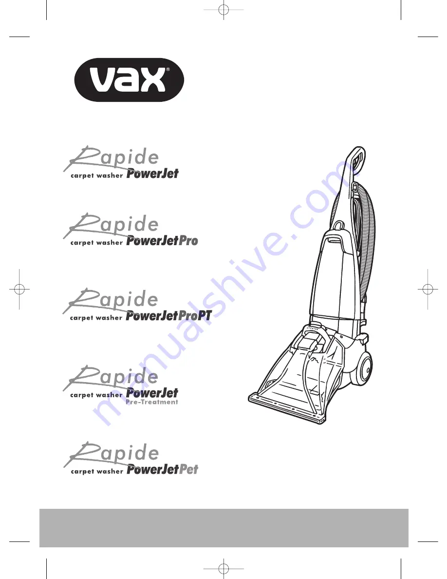 Vax V-028 Instruction Manual Download Page 1