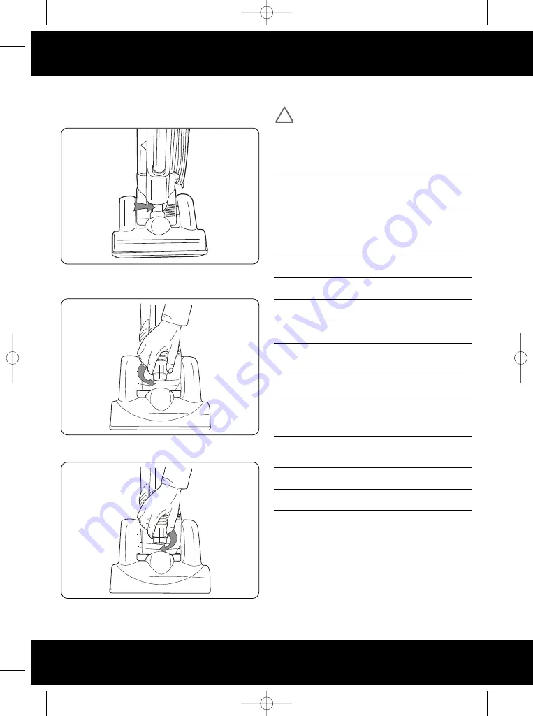 Vax V-049 Instruction Manual Download Page 8