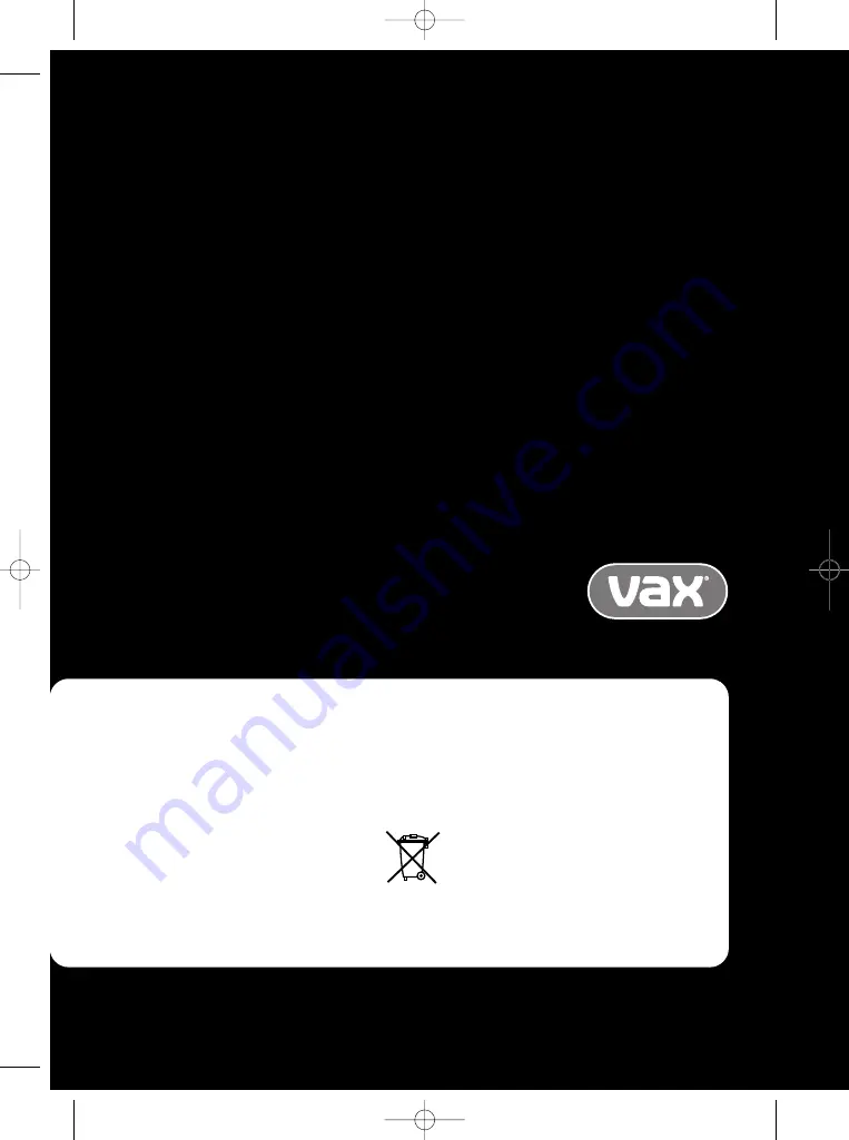 Vax V-049 Instruction Manual Download Page 12