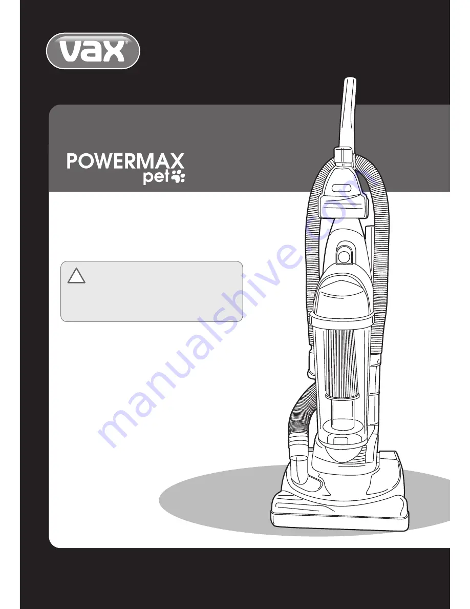 Vax VPS4 Instruction Manual Download Page 1