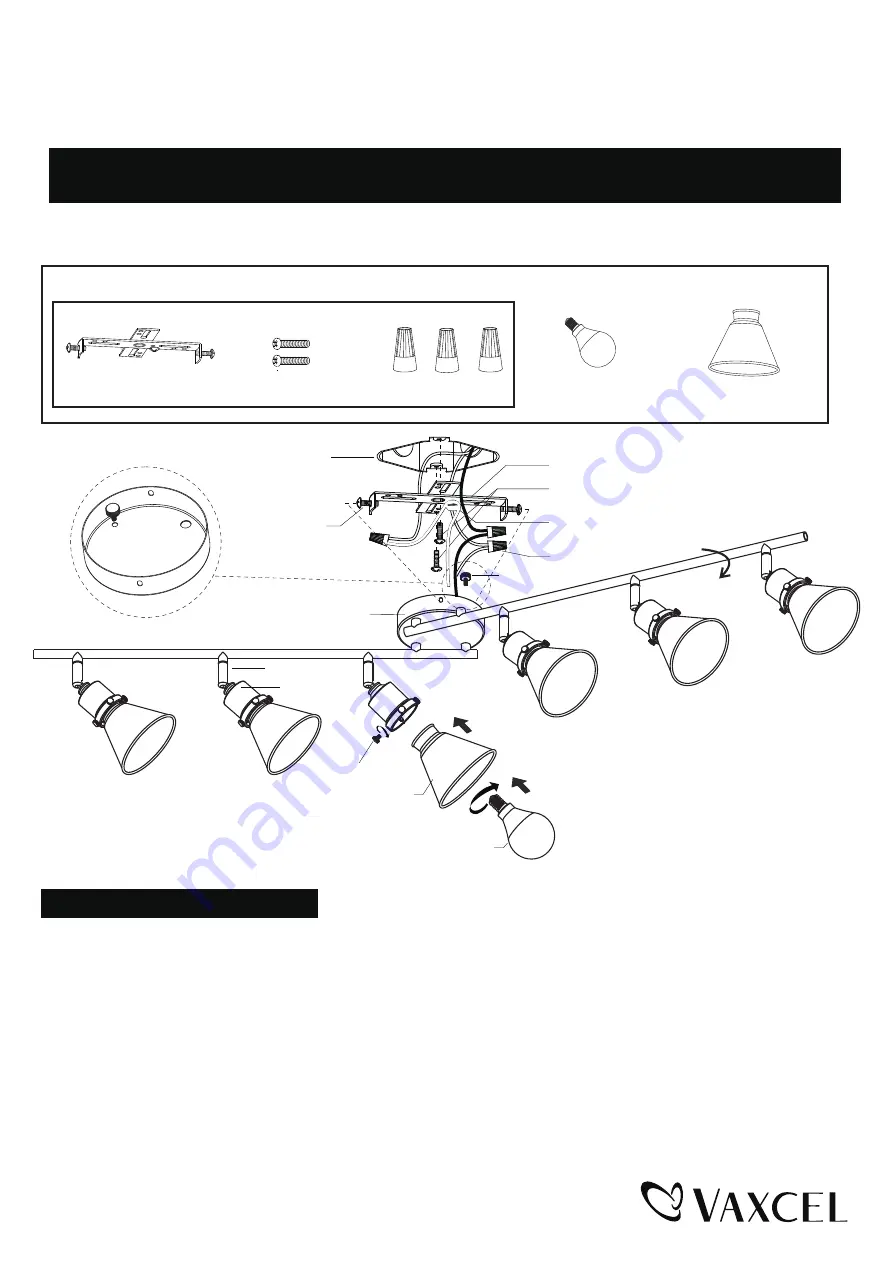 Vaxcel C0213 Assembly And Installation Instructions Download Page 1