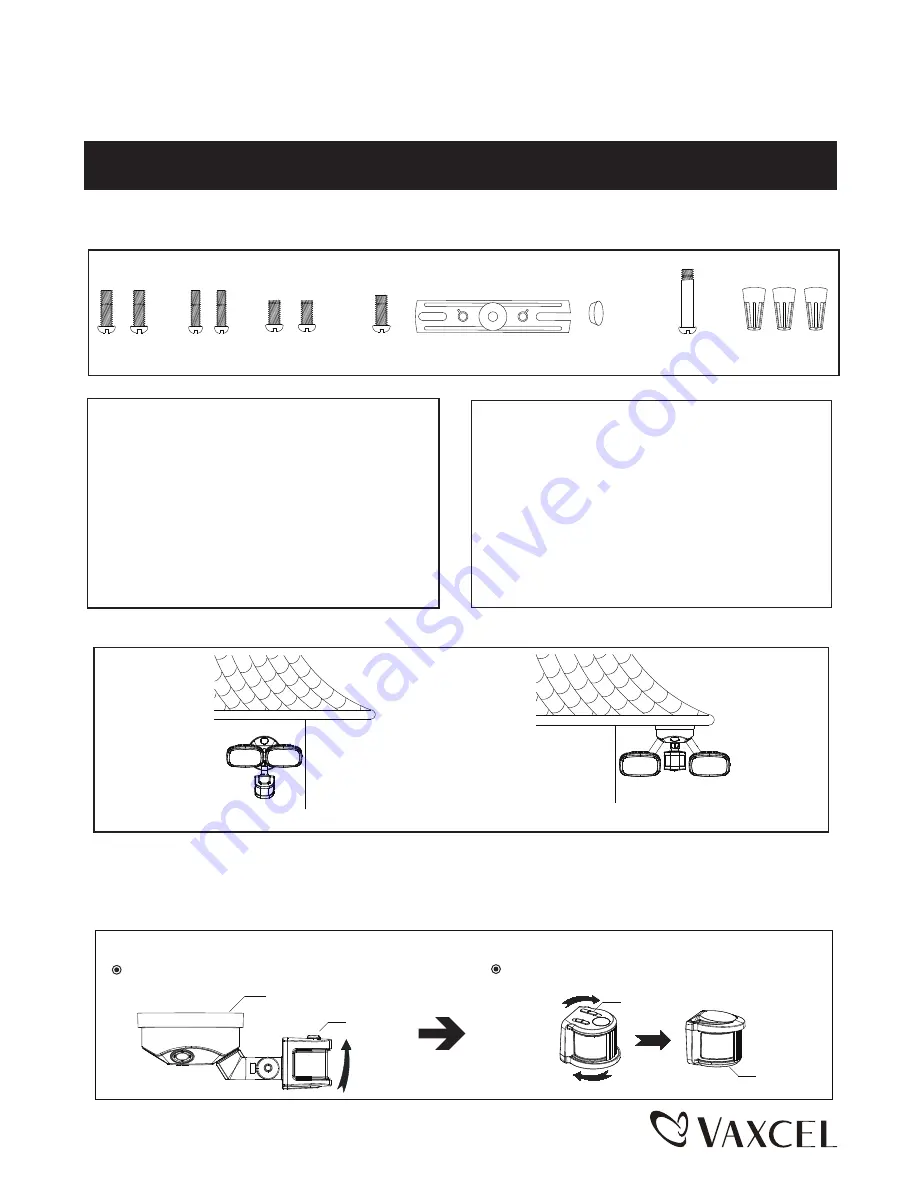 Vaxcel T0099 Assembly And Installation Instructions Download Page 1