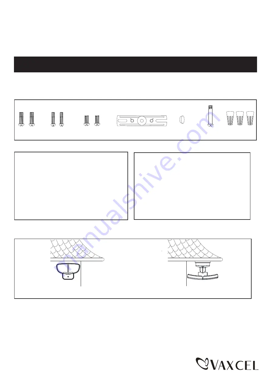 Vaxcel T0414 Assembly And Installation Instructions Download Page 1