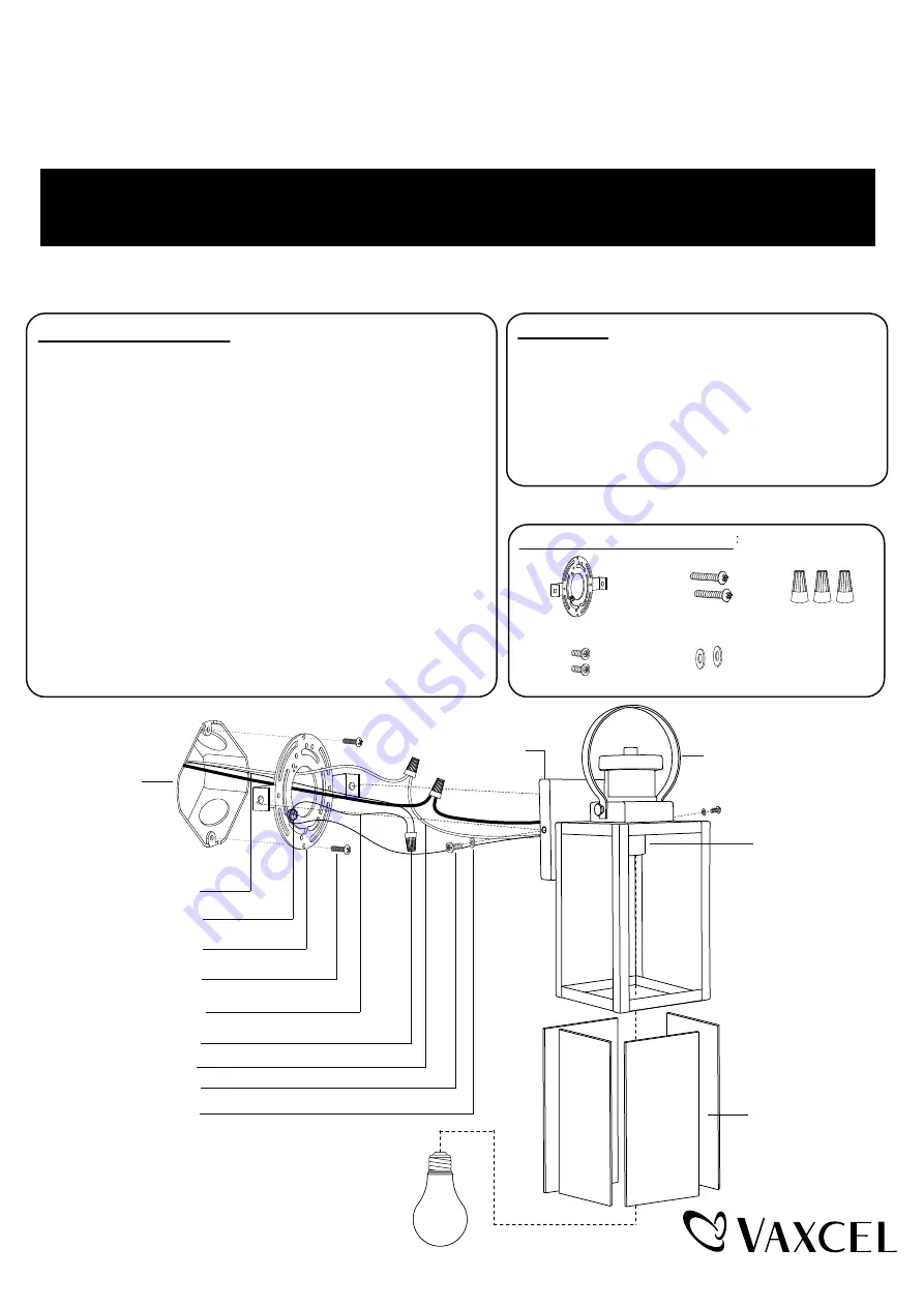 Vaxcel T0568 Скачать руководство пользователя страница 1