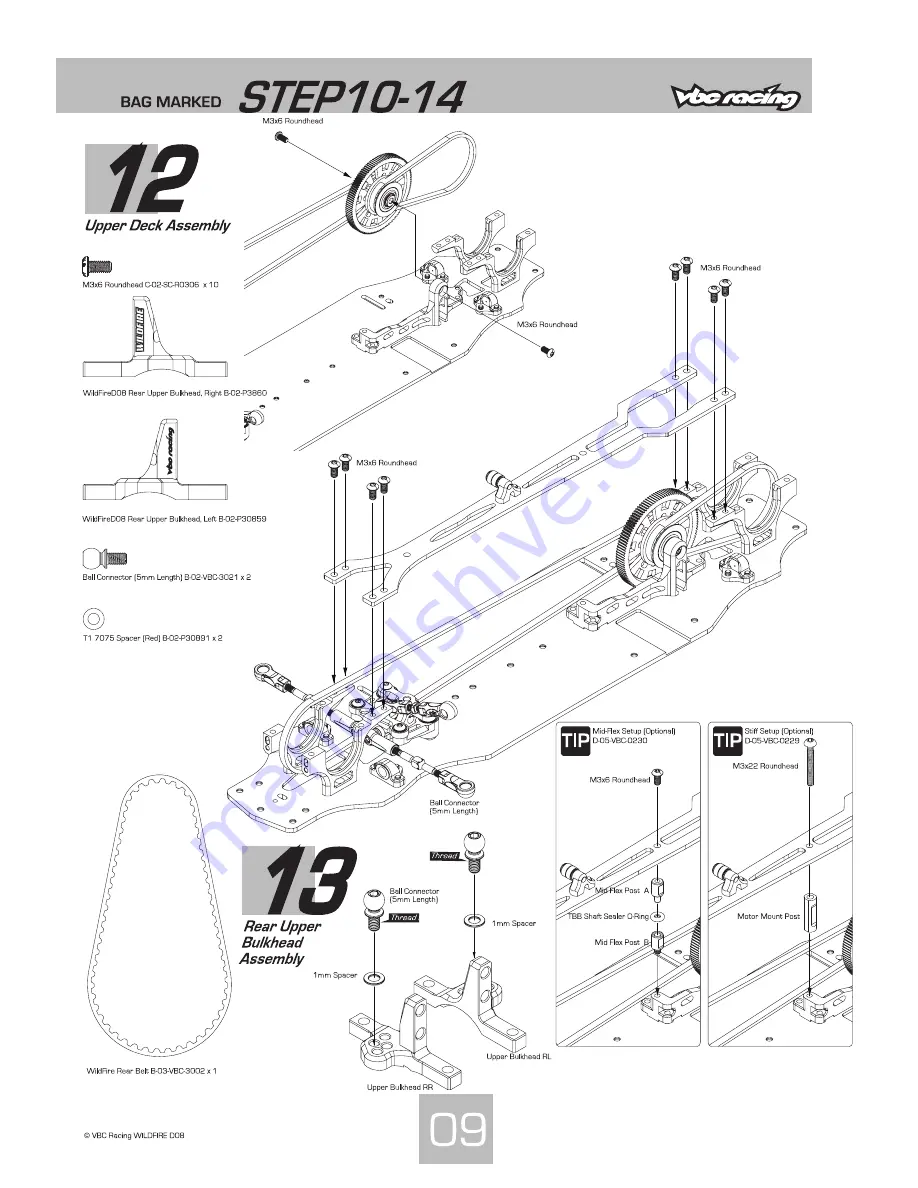 VBC Racing WildFire D08 Instruction Manual Download Page 10