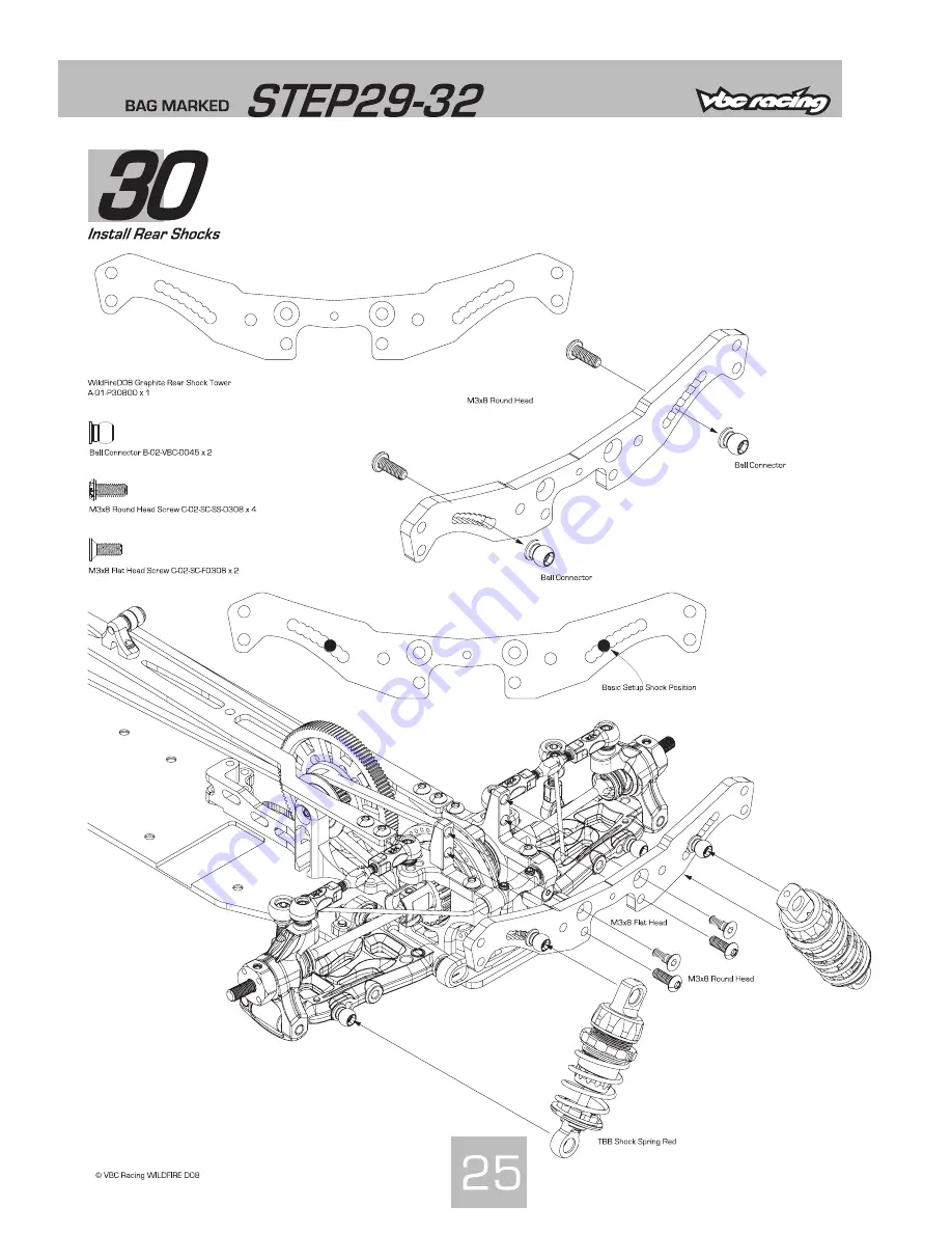 VBC Racing WildFire D08 Instruction Manual Download Page 26