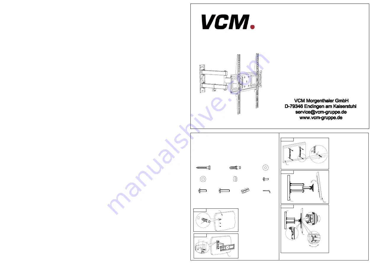 VCM B-SN400 Instruction Manual Download Page 1