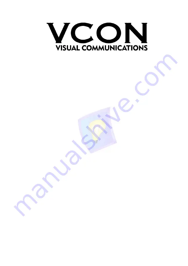 VCON MediaConnect 9000 Pro Installation & Setup Manual Download Page 1