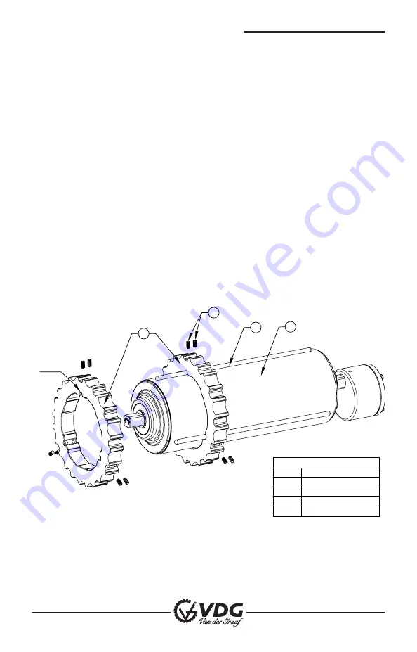 VDG TM100B25 Installation Manual Download Page 4