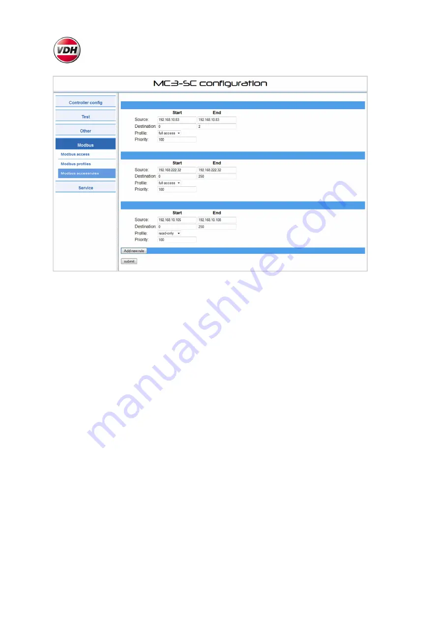 VDH MC3-SC Manual Download Page 32