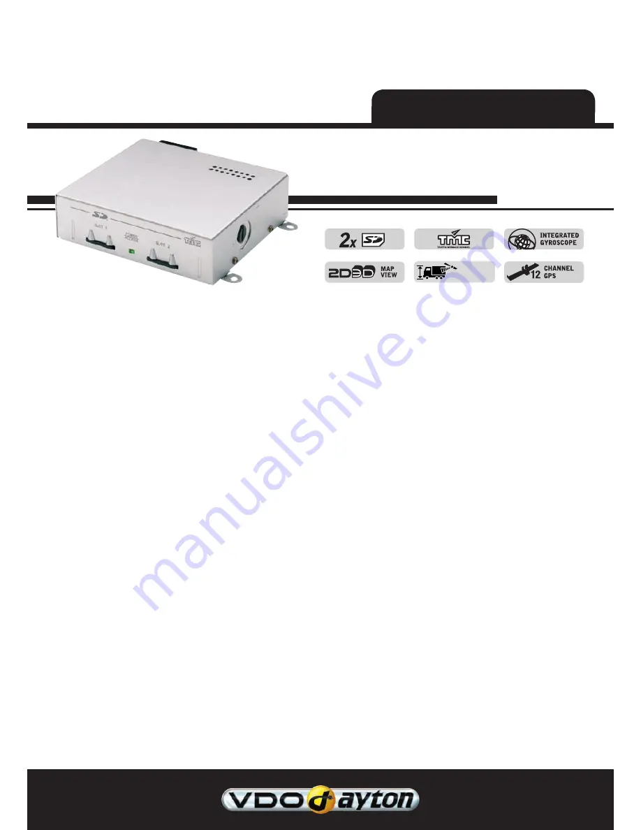 VDO PC 5200  - Product Information Download Page 1