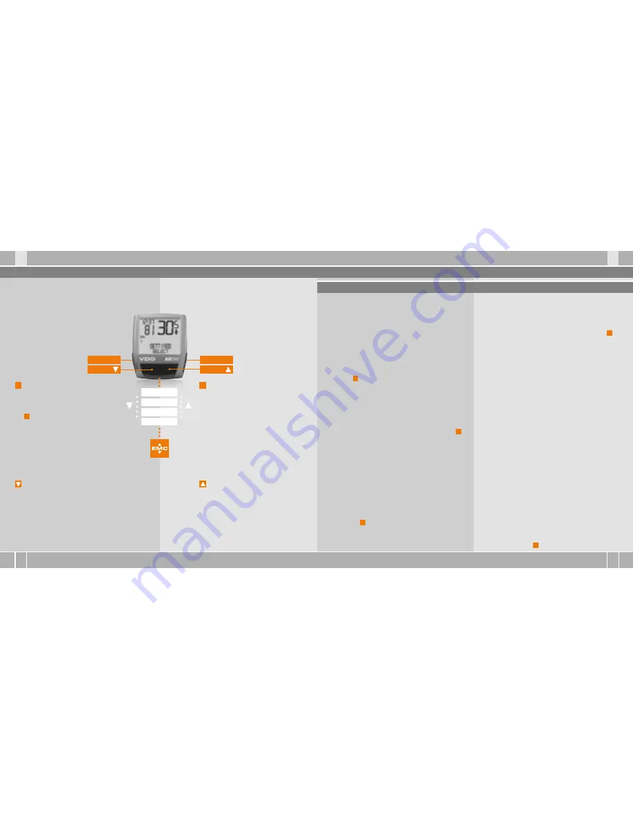 VDO X2DW Instruction Manual Download Page 122