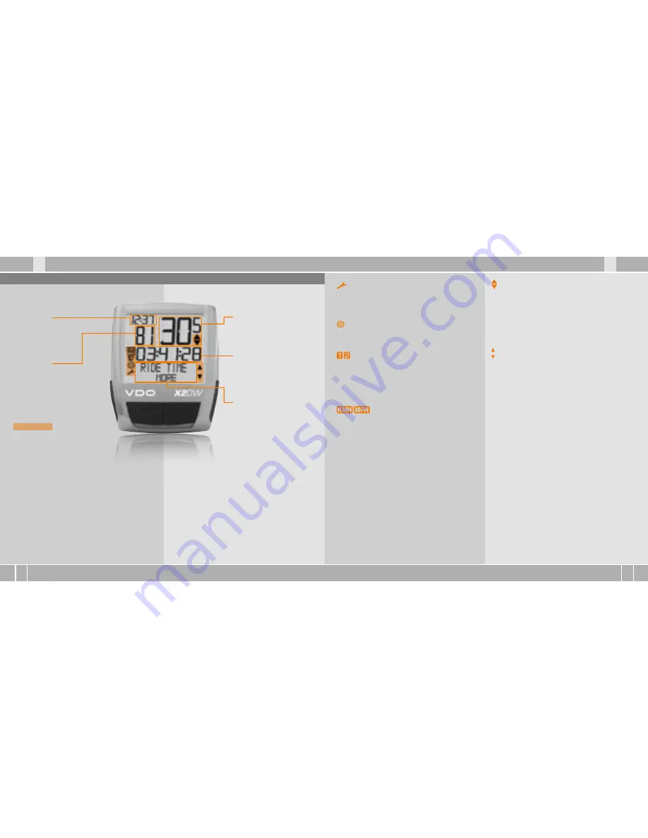 VDO X2DW Instruction Manual Download Page 132