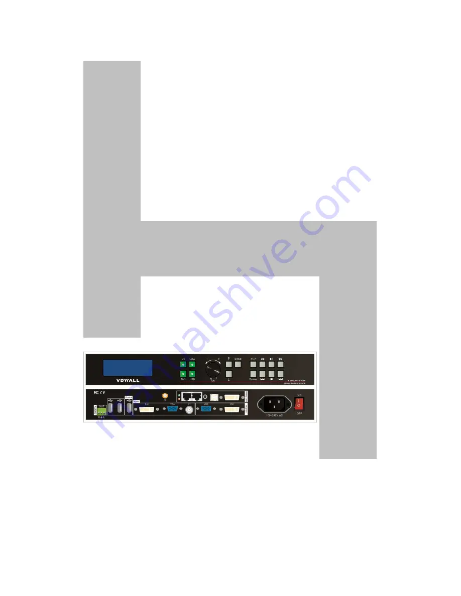 Vdwall LedSync850M User Manual Download Page 1