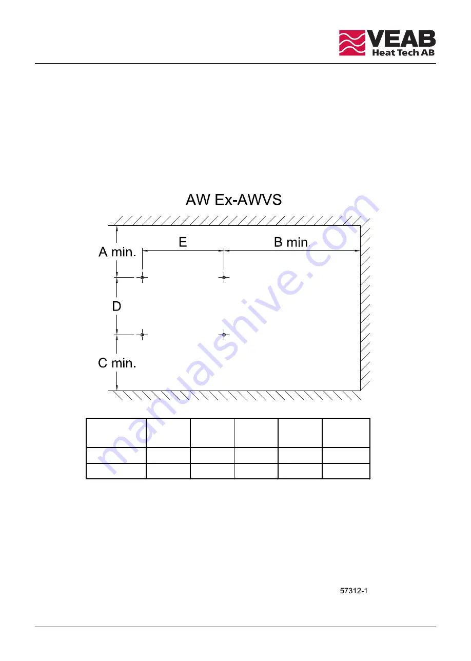 VEAB Heat Tech AW Ex22 Installation And Maintenance Instructions Manual Download Page 26