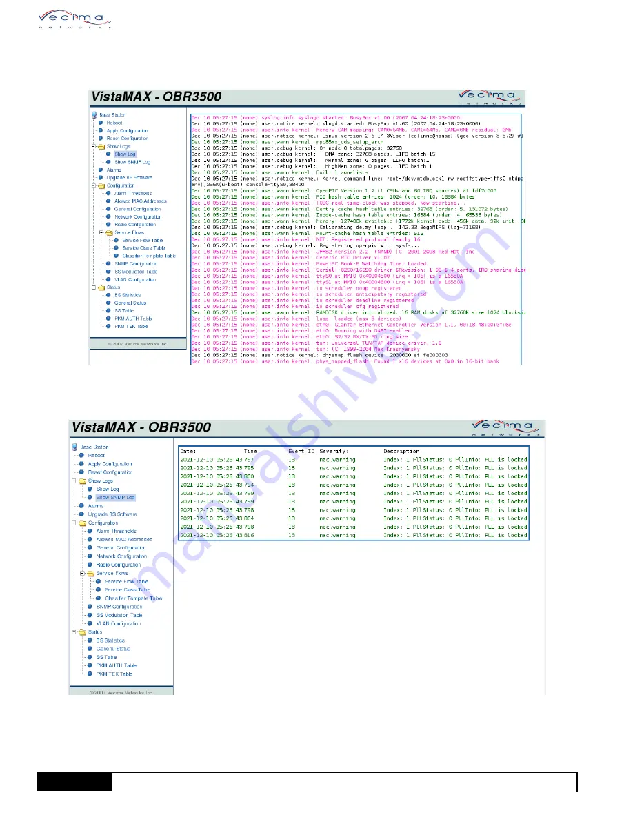 Vecima VistaMax OBR3500 Installation And Operation Manual Download Page 26