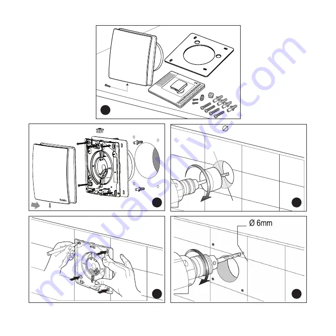 Vectaire ELEGANCE EL1203 Installation And Operating Instructions Manual Download Page 4