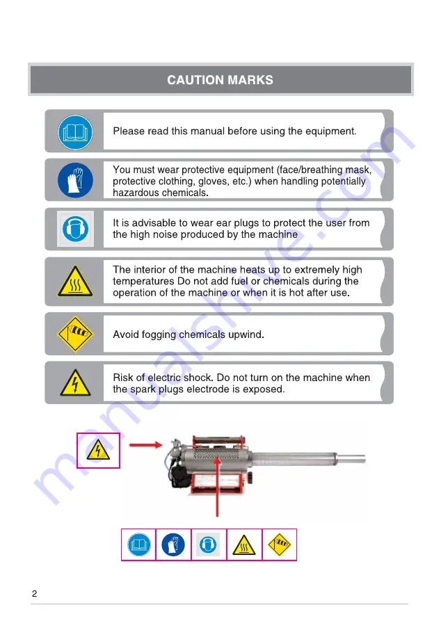 Vector Fog H100 Manual Download Page 3