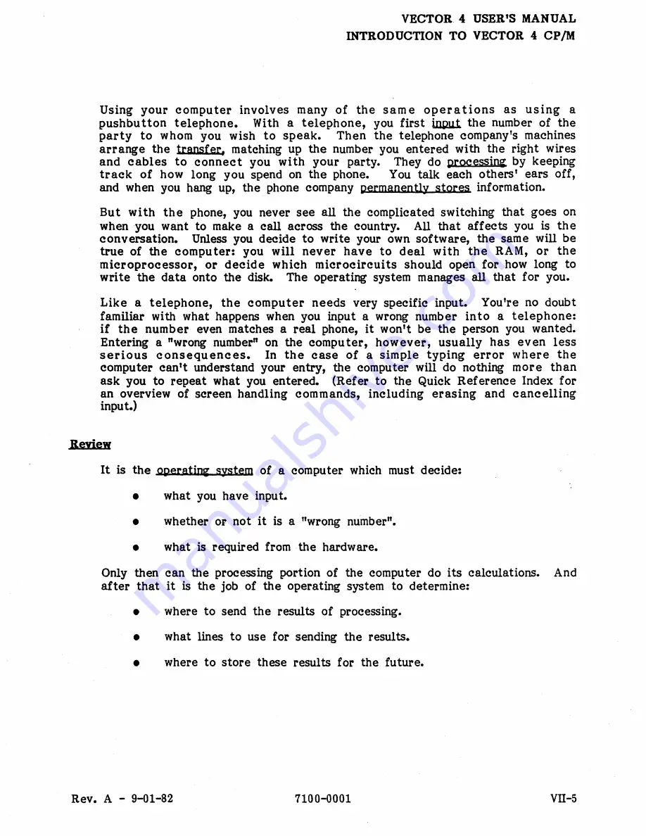 Vector Graphic Vector 4 User Manual Download Page 91