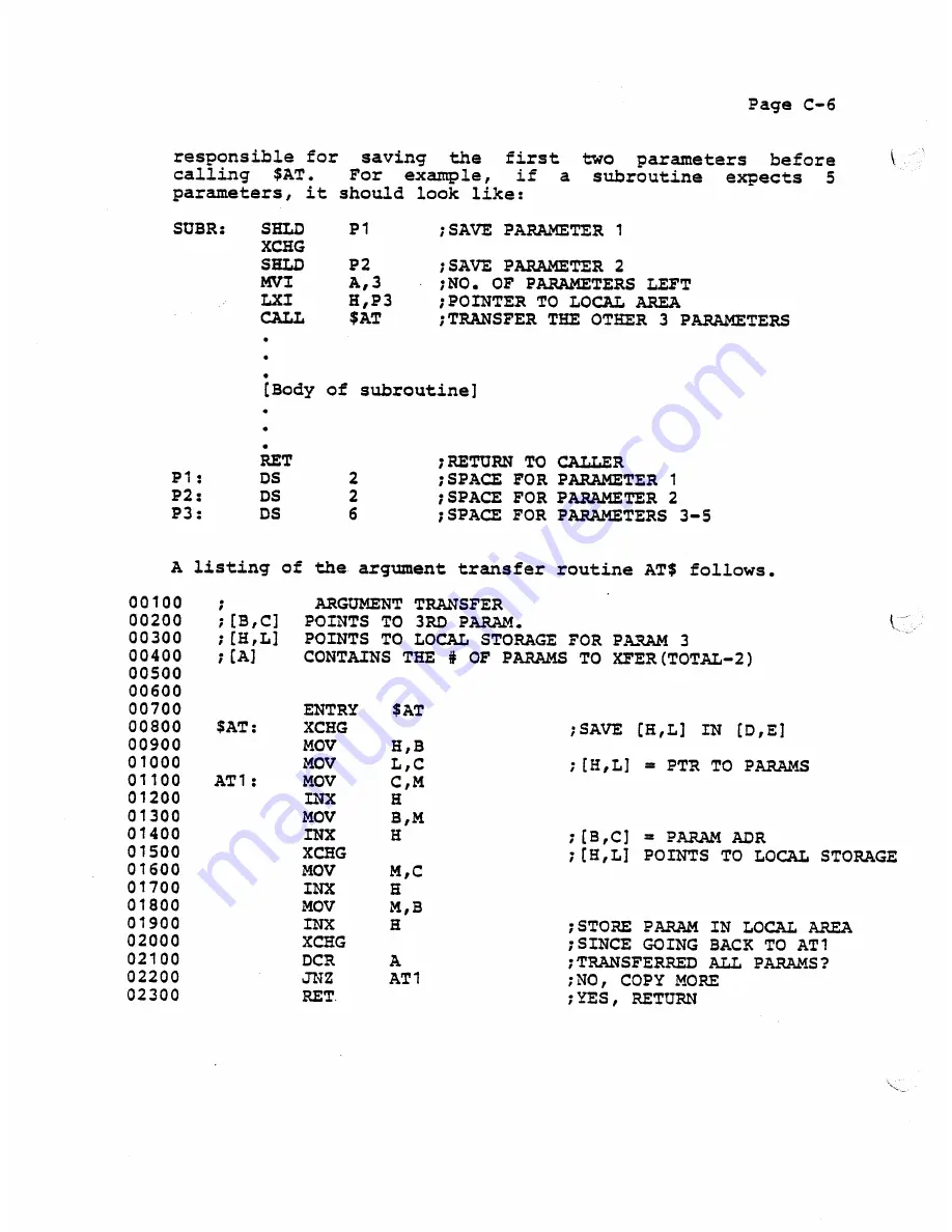 Vector Basic Interpreter Basic 80 Reference Manual Download Page 158