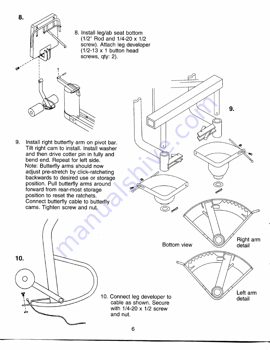 Vectra Fitness On-Line 1270 Owner'S Manual Download Page 7