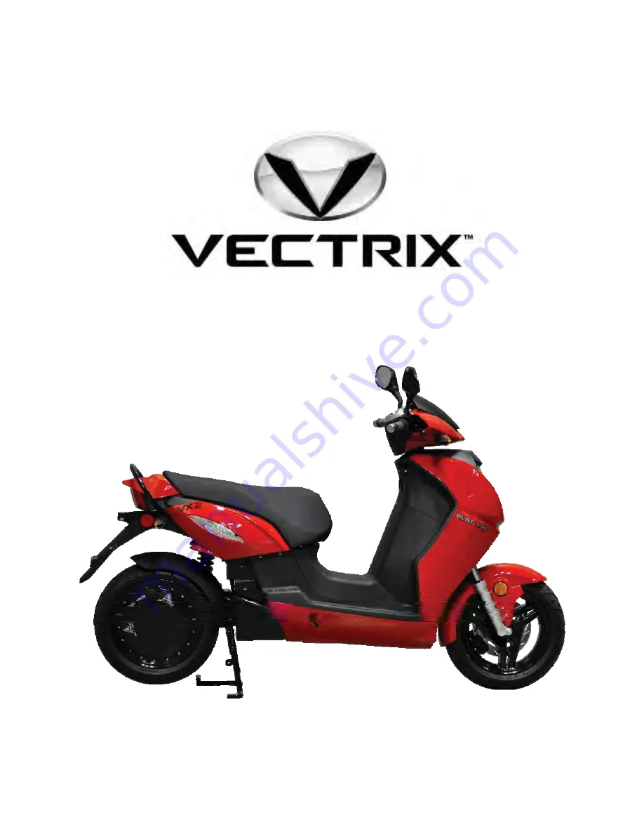 Vectrix VX-2 2011 Service Manual Download Page 1