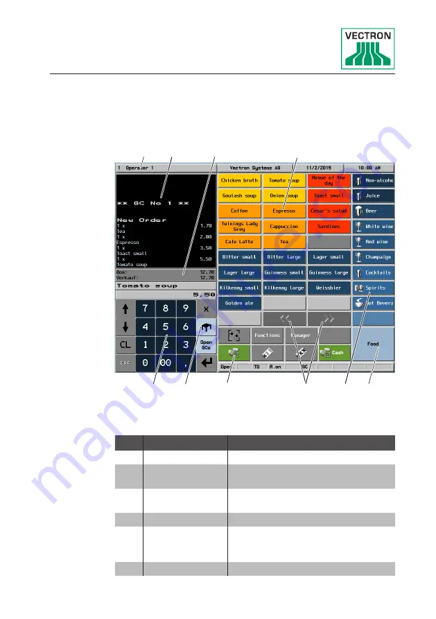 Vectron Touch 15 User Manual Download Page 41